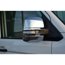 Накладки на дзеркала OmsaLine (4 частини ABS) для Volkswagen Crafter 2016- рр