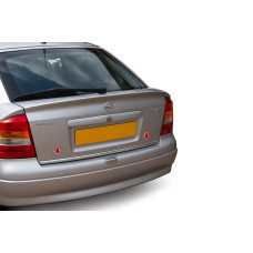 Кромка багажника (нерж) OmsaLine - Італійська нержавійка для Opel Astra G classic 1998-2012 рр