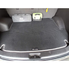 Килимок багажника (EVA чорний) (5 місць) для Hyundai Santa Fe 2 2006-2012 рр