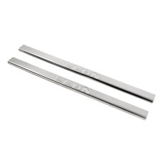 Накладки на пороги Carmos (2 дверна нерж.) для Seat Leon 2013-2020 рр