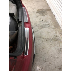 Накладки на задній бампер Carmos (Active 2 част. нерж) для Hyundai I-20 2014-2020 рр