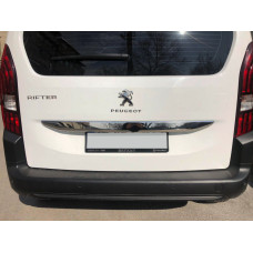 Планка над номером (нерж.) для Peugeot Partner/Rifter 2019- рр