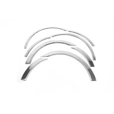 Накладки на арки (SW 8 шт нерж) для Toyota Avensis 2009-2018 рр