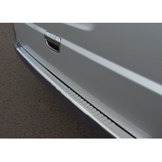 Накладка на задній бампер з загином (Omsa нерж.) Глянець для мерседес Vito W639 2004-2014 рр