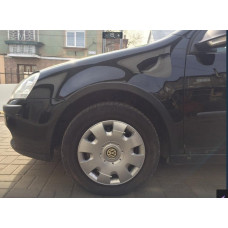 Накладки на арки (4 шт чорний мат) для Volkswagen Golf 5 2003-2009 рр