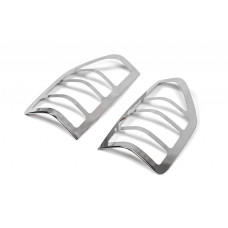 Накладки на стопи (2 шт. нерж.) OmsaLine - Італійська нержавіюча сталь для мерседес Sprinter W901/902/903/904/905 1995-2006 рр