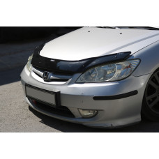 Дефлектор капоту (EuroCap) для Honda Civic Sedan VII 2001-2006 рр