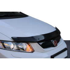 Дефлектор капоту (EuroCap) для Honda Civic Sedan IX 2011-2016 рр