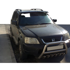 Козирьок на лобове скло (чорний глянець 5мм) для Honda CRV 1996-2001 рр