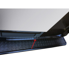 Накладка на бампер задній (Omsa, нерж.) для мерседес Sprinter W906 2006-2018 рр