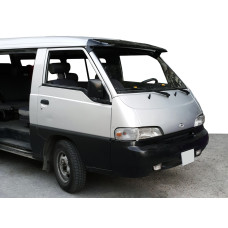 Козирьок на лобове скло (чорний глянець 5мм) для Hyundai H100