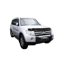 Дефлектор капоту (EuroCap) для Mitsubishi Pajero Wagon IV 2006-2021 рр