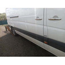 Накладки на ручки (4 шт нерж) Carmos - Турецька сталь для мерседес Sprinter W906 2006-2018 рр