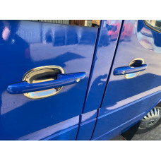 Накладки під ручки (4 шт, нерж.) для мерседес Sprinter W901/902/903/904/905 1995-2006 рр