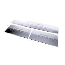 Накладки на внутрішні пороги Carmos V1 (3 шт, нерж) для мерседес Sprinter W901/902/903/904/905 1995-2006 рр