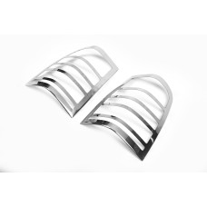 Накладки на стопи (2 шт нерж.) для мерседес Vito W638 1996-2003 рр