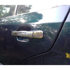 Накладки на ручки (4 шт, нерж) для мерседес E-сlass W124 1984-1997 рр