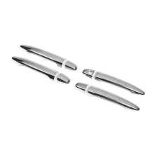 Накладки на ручки (4 шт., нерж.) Carmos, Турецька сталь для Toyota Land Cruiser Prado 120 2002-2009 рр