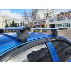 Перемички на гладку дах (2 шт Asaf V4) для Chevrolet Aveo T250 2005-2011 рр