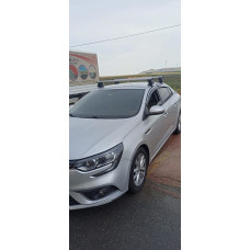 Перемички на гладку дах (2 шт Asaf V4) для Renault Megane IV 2016-2025 рр