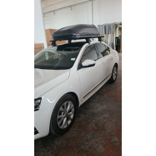 Перемички на гладку дах (2 шт Asaf V4) для Skoda Superb 2015-2024 рр