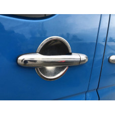 Накладки під ручки (4 шт, нерж.) для мерседес Sprinter W906 2006-2018 рр