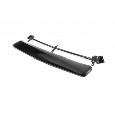 Козирок на лобове скло (чорний глянець 5мм) для Peugeot Bipper 2008-2017 рр