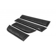 Молдинги гладкі (4 шт пластикові) EuroCap - Туреччина для Dacia Duster 2008-2018 рр