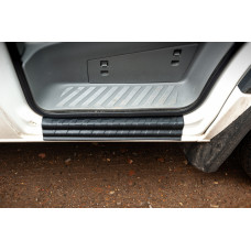 Накладки на пороги EuroCap (2 шт ABS) для Volkswagen Crafter 2006-2016 рр