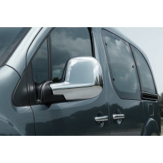 Накладки на дзеркала (2 шт пласт) Carmos для Peugeot Partner/Rifter 2019- рр