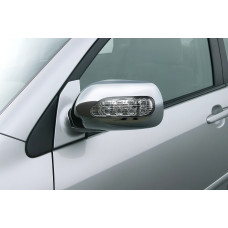 Накладки на дзеркала під LED (2002-2005 2 шт. пласт) для Toyota Corolla рр