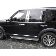 Окантовка вікон (4 шт., нерж.) для Land Rover Discovery IV 2009-2017 рр