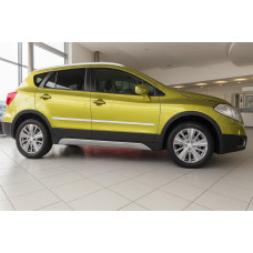 Молдинг дверей (4 шт нерж) для Suzuki SX4 S-Cross 2013-2016 рр