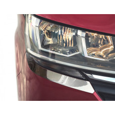 Вії під фари 2019-2026 (2 шт нерж) для Volkswagen T6 рр