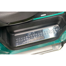 Накладки на внутрішні пороги тип-4 (сталь) 3 штуки для Volkswagen T4 Transporter 1990-2003 рр