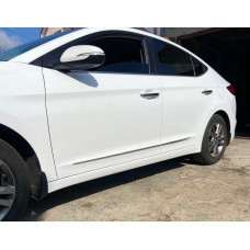 Молдинг (4 шт нерж) для Hyundai Elantra (AD) 2015-2020 рр