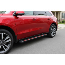 Бокові пороги Maya Red (2 шт. Алюміній) для Acura MDX 2013-2020 рр