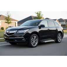 Бокові пороги Vision New Grey (2 шт. Алюміній) для Acura MDX 2013-2020 рр