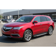 Бокові пороги RedLine V1 (2 шт. Алюміній) для Acura MDX 2013-2020 рр