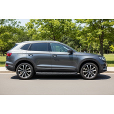 Бокові пороги Bosphorus Black (2 шт. Алюміній) для Acura MDX 2013-2020 рр