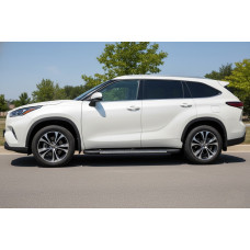 Бокові пороги Bosphorus Grey (2 шт. Алюміній) для Acura MDX 2013-2020 рр