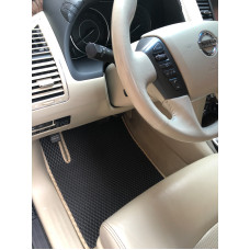 Килимки салону 3 ряди (EVA чорний) для Nissan Patrol Y62 2010-2024 рр