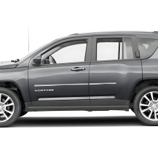 Молдинг дверний OmsaLine (нерж) для Jeep Compass 2006-2016 рр