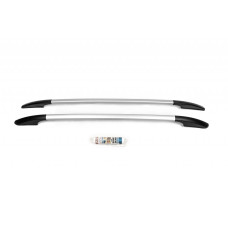 Рейлінги OmsaLine Solid (2 шт сірі) для Peugeot 5008 2009-2016 рр