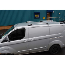 Рейлінги OmsaLine Sport (2 шт сірі) коротка база для Ford Custom 2013-2022 рр