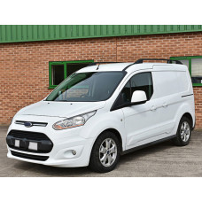 Рейлінги OmsaLine Elegance (2 шт чорні) Коротка база для Ford Connect 2014-2021 рр