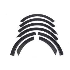 Накладки на арки (4 шт чорні) SW Металеві для Renault Megane II 2004-2009 рр