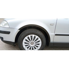 Накладки на арки (4 шт чорні) SW 1996-2005 ABS для Volkswagen Passat B5 рр