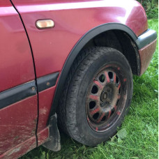 Накладки на арки (4 шт чорні) ABS пластик для Volkswagen Golf 3 1991-2001 рр