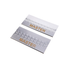 Накладки на пороги V3 (2 шт нерж.) для Renault Master 2011-2023 рр